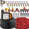 RBCFHI 5-50M 1/4 "Set di irrigazione timer intelligente da giardino IPX5 Controller di irrigazione automatico LCD impermeabile può essere utilizzato kit di piante da prato d'acqua