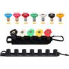 NONE Set di punte per idropulitrice ad alta pressione con supporto per ugello 7 punte per ugelli 1/4 di pollice Quick Connect 4000 PSI Supporto a 5 fori per pistola a pressione
