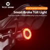 WEST BIKING Fanale posteriore per bici Smart Sensing MTB Luce posteriore per bici da strada IPX6 Impermeabile Tipo-C Ricarica Fanale posteriore Accessorio per ciclismo