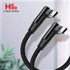 HOHOO 100W USB Tipo C A USB C Cavo Angolo 90 Gradi Per iPhone 15 Pro max iPad MacBook Pro Xiaomi 14 13 12 11 Pro Redmi k70 60 50 40 pro Huawei P70 60 40 Pro Mate 60 50 40 Pro OnePlus 12 Vivo Ricarica Veloce