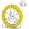 SucceBuy Nastro per pesci in fibra di vetro 425/492/600/656 piedi Condotto Rodder Fishtape Estrattore di filo Strumenti da pesca per pareti e condotti elettrici