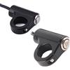 EBTOOLS Interruttore di montaggio manubrio moto da 22mm pulsante fari fendinebbia freno ON/OFF versione Blue Ray