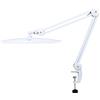 H D S N H Lampada da scrivania a LED da 19 pollici Lampada per estensioni delle ciglia con braccio oscillante in metallo Lampada da lavoro con testa di lettura da 117 pezzi LED per artigianato per unghie