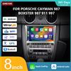 CHSTEK Autoradio Wireless Carplay Qualcomm per Porsche 911 997 Boxster Cayman 987 Auto Android 13 Lettore Multimediale di Navigazione