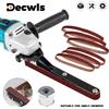 DECWLS Mini levigatrice smerigliatrice, lucidatrice portatile a batteria domestica, accessori per levigatrice a nastro modificati smerigliatrice angolare multifunzionale M10-M14, utensili per smerigliatura