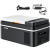 SucceBuy Frigorifero Portatile SucceBuy 20 L, Frigo Elettrico a Compressore per Auto con Controllo APP, Congelatore per Campeggio e Camper