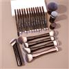 MAANGE 20 pz/set Pro Pennelli Per Trucco Double Ended Fondotinta Correttori Blush Ombretti Pennello per Crema Liquida Miscelazione di Polvere