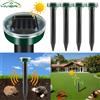 NONE 4/8X Repellente Solare Alimentato Ad Ultrasuoni Sonic Mouse Talpa Parassiti Repellente Per Roditori Onda di Vibrazione Cortile Giardino Esterno Prato Fattoria Campo