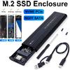 kebidu Custodia SSD M2 NVME SATA Doppio protocollo Adattatore per custodia SSD da M.2 a USB tipo C Scatola disco SSD SATA NVME Supporta tasti M e tasti B&M