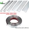 NONE 3M/5M Esterno Auto Cromato Corpo Striscia Paraurti Auto Porta Protettiva Styling Trim Adesivo 6MM 8MM 10MM 12MM 15MM 20MM 30MM