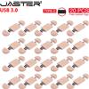 JASTER Chiavette USB 3.0 in Legno 20 Pezzi/LOTTO TYPE-C 2in1 128GB Pen Drive con Logo Personalizzato Gratuito e Scatola Memory Stick 64GB 32GB U Disk