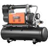 SucceBuy Compressore d'aria per carichi pesanti da 12 V con gonfiatore portatile per pneumatici Compressore d'aria fuoristrada Manometro digitale Gonfiatore per pneumatici