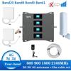 NONE 2G 3G 4G 800 900 1800 2100 Amplificatore mobile 2 antenne Ripetitore GSM DCS WCDMA 2G 3G 4G ripetitore LTE ripetitore di segnale cellulare