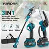 YOFIDRA 3IN1 Motosega Elettrica Telescopica Senza Spazzole, Forbici per Potatura, Utensile Elettrico da Giardino per Batterie 21V 18V