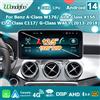 wondefoo 2 DIN Wireless Carplay Android 14 Auto Autoradio Per Mercedes Benz Classe A CLA GLA Classe G W176 X156 C117 W463 Lettore multimediale