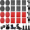 SZKOSTON Supporti adesivi adesivi per casco Supporto piatto curvo per GoPro 13 12 11 10 9 8 Insta360 X5 X4 AKASO DJI OSMO Action 6 5 Pro SJCAM