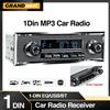 Grandnavi 1 Din Autoradio Lettore MP3 Auto d'epoca Retro Audio Stereo Supporto FM AUX EQ Ingresso USB Bluetooth nel cruscotto per Benz