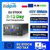 Lidpm Batteria al litio 48V 100Ah 200Ah LiFePO4 51.2V 120Ah 50Ah 6000+ cicli per camper domestico solare off-grid 48V LiFePO4 SENZA tasse