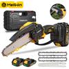 NONE MELLWIN Sega da potatura elettrica a batteria da 6 pollici Mini motosega elettrica ricaricabile Strumento di potatura da giardino per Makita 18V Batteria Pin