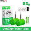 CYCLAMI Camera d'aria per bici ultraleggera 26 27.5 29 pollici MTB Bicicletta TPU Materiale Pneumatico 45mm Valvola francese Super leggero Anti-ossidazione