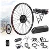 Bafang 48V 500W Kit motore mozzo posteriore 26" 27,5" 28"/29" Kit di conversione bicicletta elettrica ruota posteriore, motore mozzo posteriore con ingranaggi senza spazzole