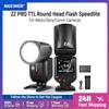 NEEWER Z2 PRO 2.4G TTL Flash a testa tonda Speedlite Wireless compatibile con Godox TTL/M TCM Switch per fotocamere Nikon/Sony/Canon