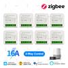 NONE ZigBee 3.0 Smart Mini Modulo di automazione interruttore fai-da-te Supporto relè 16A App di controllo bidirezionale Controllo remoto Zigbee Gateway richiesto