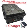 DIXSG Batteria al Litio LiFePO4 36V 200Ah 150Ah 120Ah 100Ah con Bluetooth APP BMS per Go-Kart, Bici, Scooter, Barca 4000W + Caricabatterie 10A