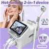Emsnova Macchina per la rimozione del tatuaggio laser a picosecondi per depilazione permanente indolore portatile 2 IN 1 professionale a 4 onde 808 a diodi