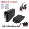 YPWP Batteria al litio 18650 per moto elettrica HarleyBattery% 100 60V 20Ah 30Ah 40Ah adatta per batteria per scooter elettrico CityCoco