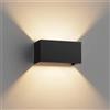 pumous Lampada da parete a LED in alluminio Lampada da parete per interni IP65 impermeabile per esterni 12W24W Portico Luci da giardino Soggiorno Illuminazione per scale stradali