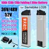 Aleaivy Batteria motore 48V 17Ah 15Ah 12.8Ah 10.4Ah 36V 10Ah 12Ah 15Ah 52V 12.5Ah 15Ah 17Ah DCH-003 DCH-006 DCH-009 350W~1000W