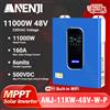 ANENJI Inverter Solare Ibrido Parallelo 11KW 48V 230V 4KW 6.2KW 5KW Off/On Grid Onda Sinusoidale Pura PV 500V 160A Regolatore Solare MPPT