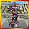 Hot Toys Iron Man MK5 SDZ Marvel The Avengers Anime Figure Periferiche Statua extra large può incandire ornamenti per il desktop Giocattoli regalo di compleanno