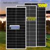 BOGUANG Pannello Solare Rigido BOGUANG, Cella Solare in Vetro, Potenza 100W | 120W | Caricabatterie da 150W per batterie da 12V, casa, auto, camper, yacht, golf cart, ecc.