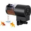 NONE Mangiatoia automatica per pesci, capacità 100 ml, timer programmabile a batteria per acquario, facile da impostare, per le vacanze