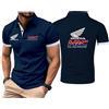 HONDA 2025 Honda racing nuova estate da uomo in cotone traspirante e confortevole polo casual tinta unita slim fit moda top abbigliamento