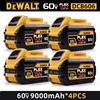 DEWALT Batteria Originale DeWALT 20V/60V 6Ah 9Ah MAX FlexVolt per DCB606 DCB205 DCB206 DCB209 DCB182 Utensile Elettrico