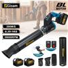Gisam Soffiatore Elettrico Brushless Gisam 35000RPM, Ventilatore Portatile per Foglie e Polvere, Compatibile con Batterie Makita 18V