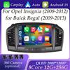 NONE Per Opel Insignia 2008 - 2012 per Buick Regal 2009 - 2013 Carplay Autoradio Lettore multimediale GPS Navi DSP Stereo Schermo diviso