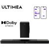 ULTIMEA Skywave F30 Boom Soundbar 3.1.2 360W Dolby Atmos Soundbar, con subwoofer cablato da 6,5', Home Theater per TV, Controllo APP