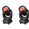 HYULIGHTS LED 180W Fascio luminoso a testa mobile, punto e zoom 24 prismi rotanti 14 Gobos 11 colori ruota e effetto arcobaleno 6 scarico -Lente DJ Stage