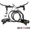 BUCKLOS HD-E735 Freno idraulico per bici elettrica 1150mm 1950mm Freno idraulico con spegnimento a 4 pistoni per parti di biciclette MTB per scooter Ebike