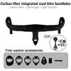 ECIOSL Manubrio per bici da strada monopezzo in fibra di carbonio Pinarello-Specific Design F12 per controllo e prestazioni migliorate