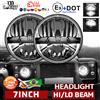 CO LIGHT Faro LED da 7 pollici Fascio alto e basso per auto 12V DOT E9 per 4X4 Accessori auto fuoristrada Jeep Wrangler Moto 24V