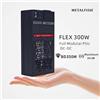 METALFISH Flex 300W Alimentatore modulare completo Flex-ATX 1U PSU per ITX Mini PC POS NAS GPU Dock 220-240V