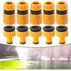 NONE 10 pz Tubo Rubinetto Connettore Rapido 3/4 e 1/2 Pollici Graden Tubo Acqua Rubinetto Connettore Filettato Adattatore Rubinetto Per L'irrigazione del Giardino