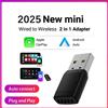 kebidumei Adattatore wireless Smart Wireless CarPlay Android Auto USB Dongle WiFi Bluetooth Connessione automatica Aggiornamento OTA per auto originali