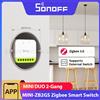 SONOFF MINI DUO Smart Switch Zigbee a 2 gruppi MINI-ZB2GS Il controllo a doppio carico piccolo e sicuro supporta l'interruttore esterno richiede l'hub zigbee