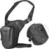 JFGRACING Borsa laterale per gamba da moto Custodia rigida in EVA Marsupi casual da esterno Borsa per cellulare Marsupio per anca Custodia per chiave per moto